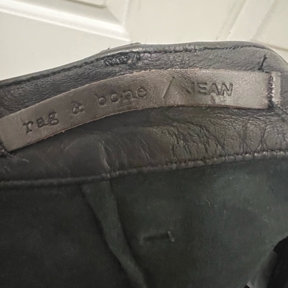 Rag & Bone Lakshmi Lamb Leather Shorts Size 26 - Picture 4 of 5